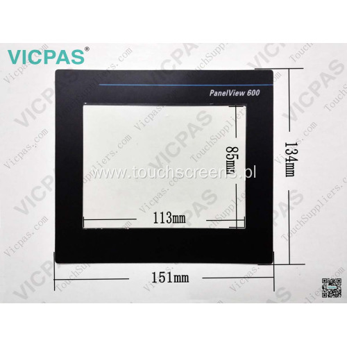2711-T6C9L1 Touch panel for AB Allen-Bradley PanelView Standard 600 Color